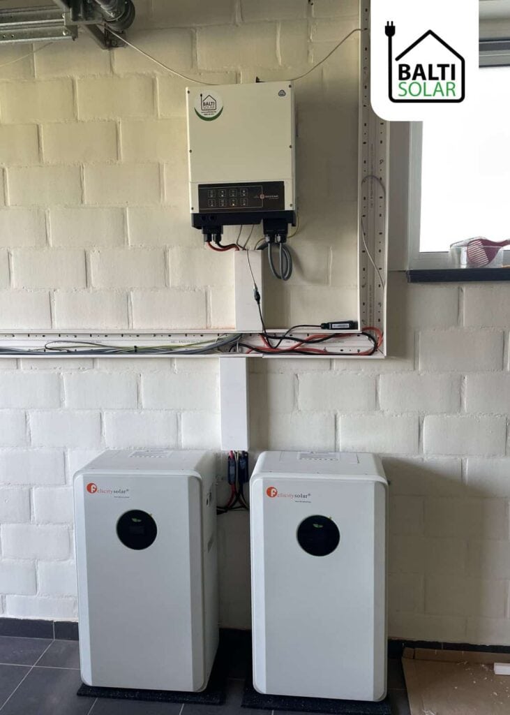 slimme thuisbatterij installatie door balti solar